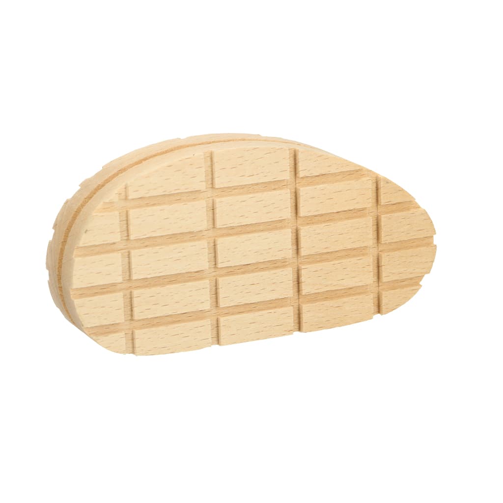 Spare part image Soletta in legno per piedi bovini, 11 cm